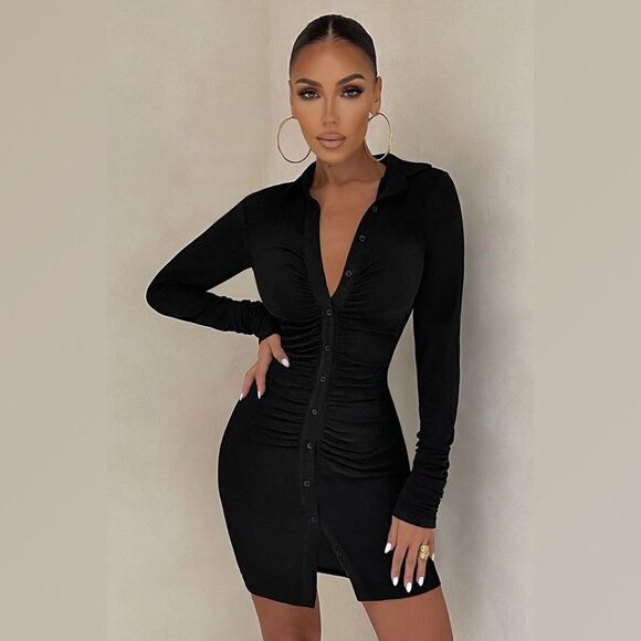 With Jéan Andy Dress Black - Picture 1 of 11